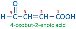 naming carboxylic acid with aldehyde group